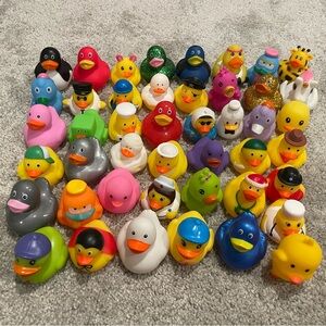 Set of 45 Small Rubber Ducks Toys